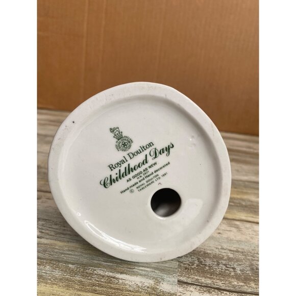 1981 Royal Doulton Childhood Days "As Good as New" HN 2971 Figurine Boy & Dog - Picture 5 of 11